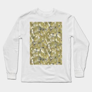 Brush texture painting	yellow Long Sleeve T-Shirt